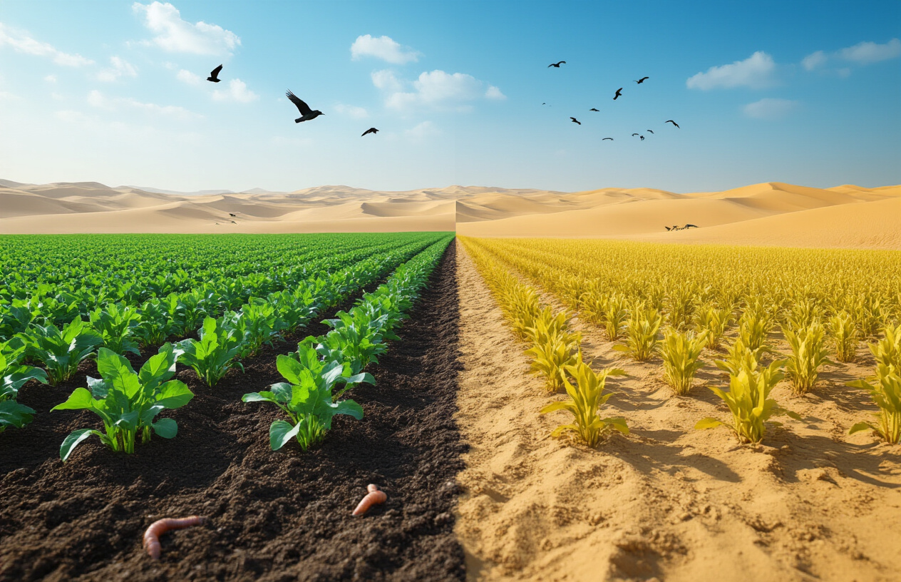 Environmental Impact Comparison in UAE Farming Systems